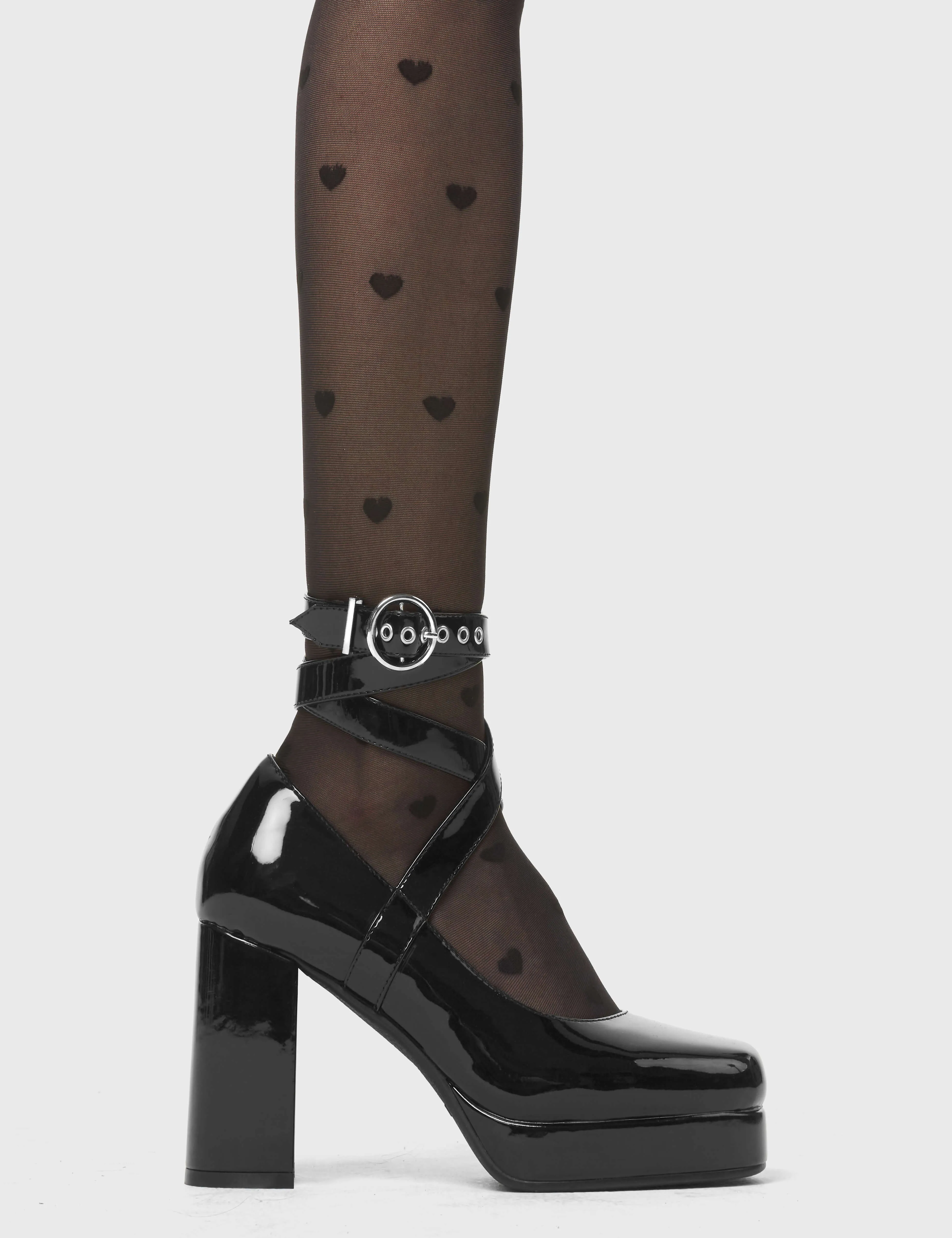 Listen More Platform Heels