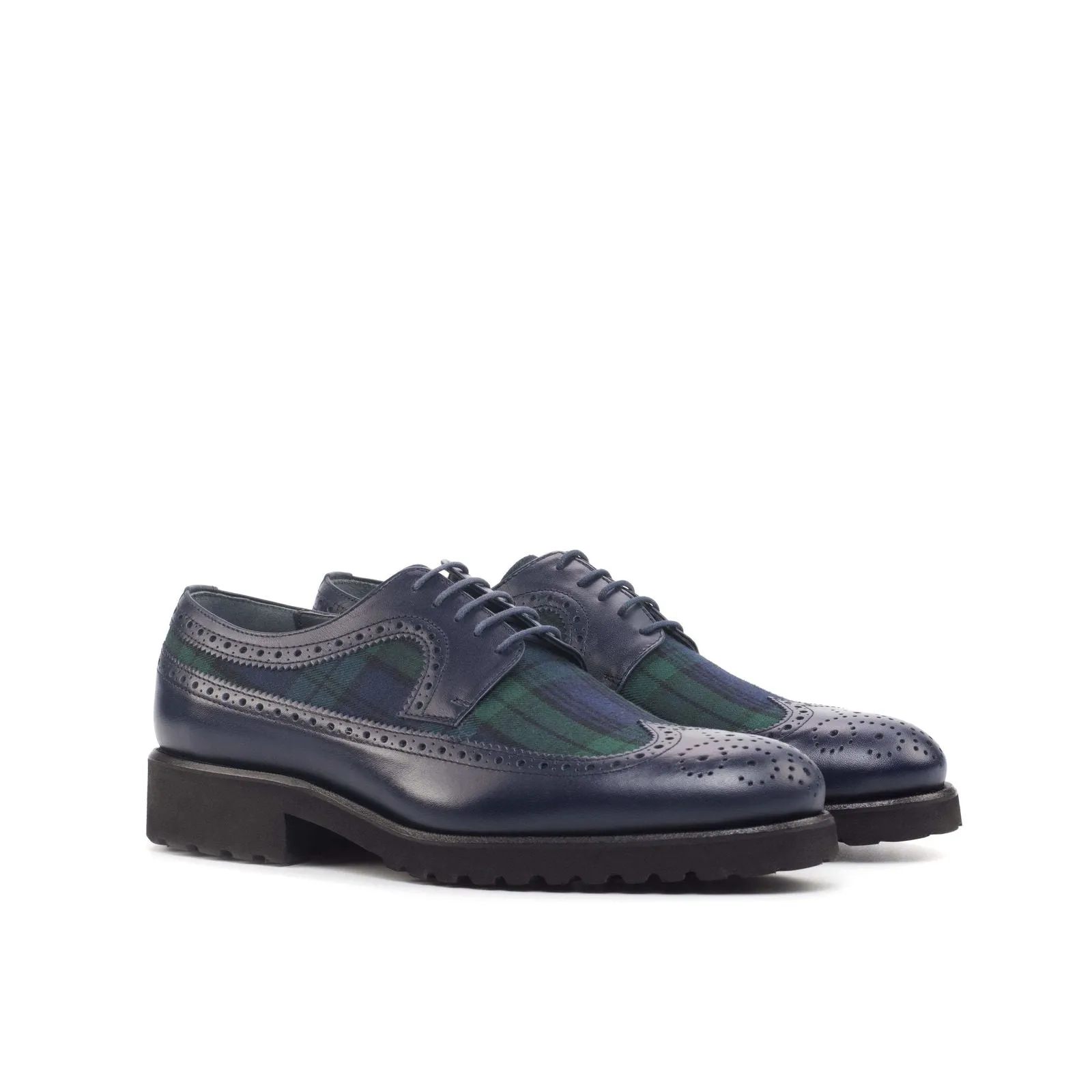 Longwing Blucher-Box Calf, Sartorial, Blue
