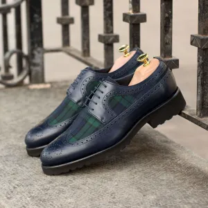 Longwing Blucher-Box Calf, Sartorial, Blue