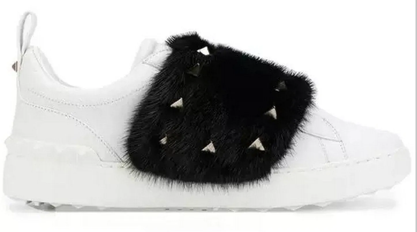 Mink Fur Sneakers
