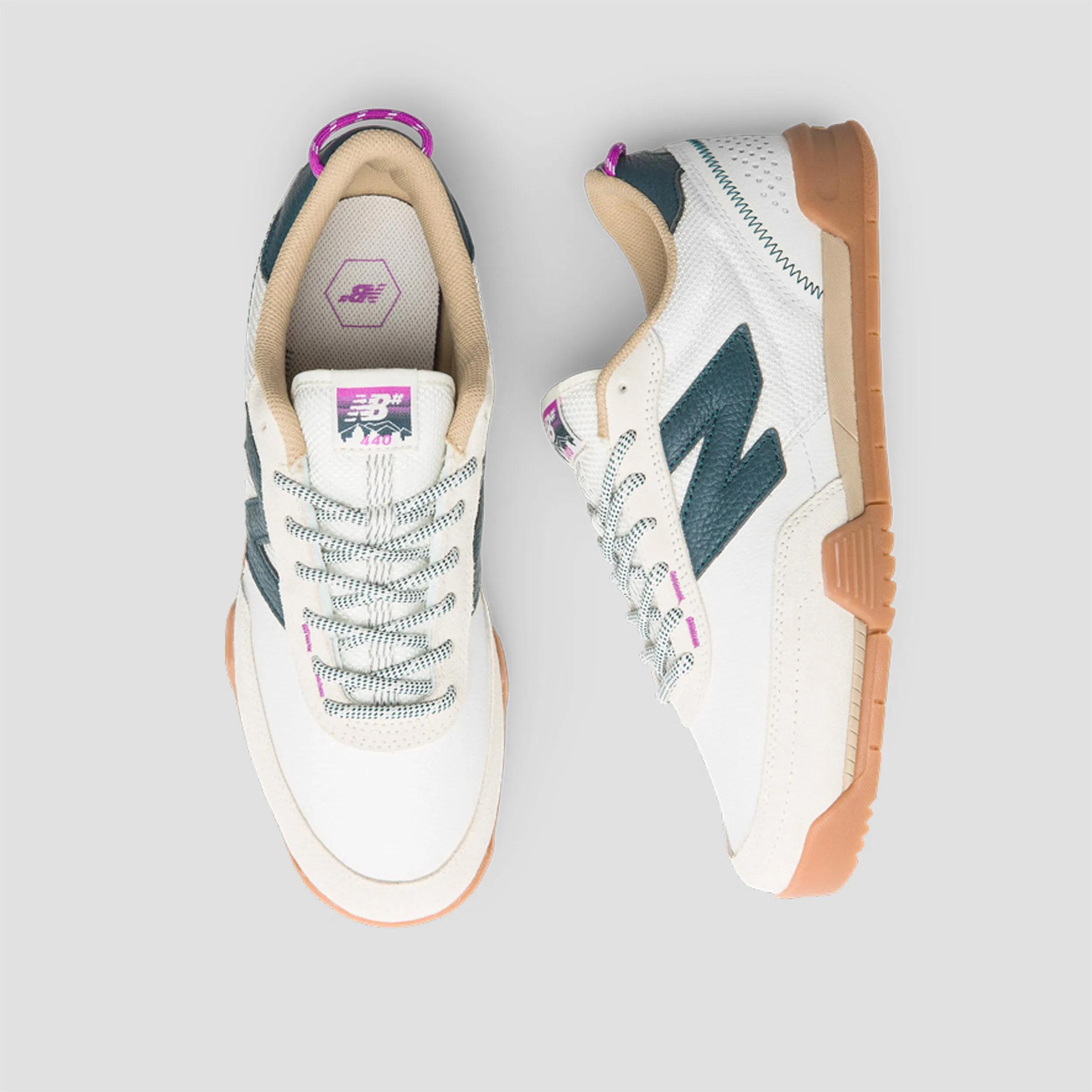 New Balance 440 V2 Trail Low Skate Shoes Sea Salt