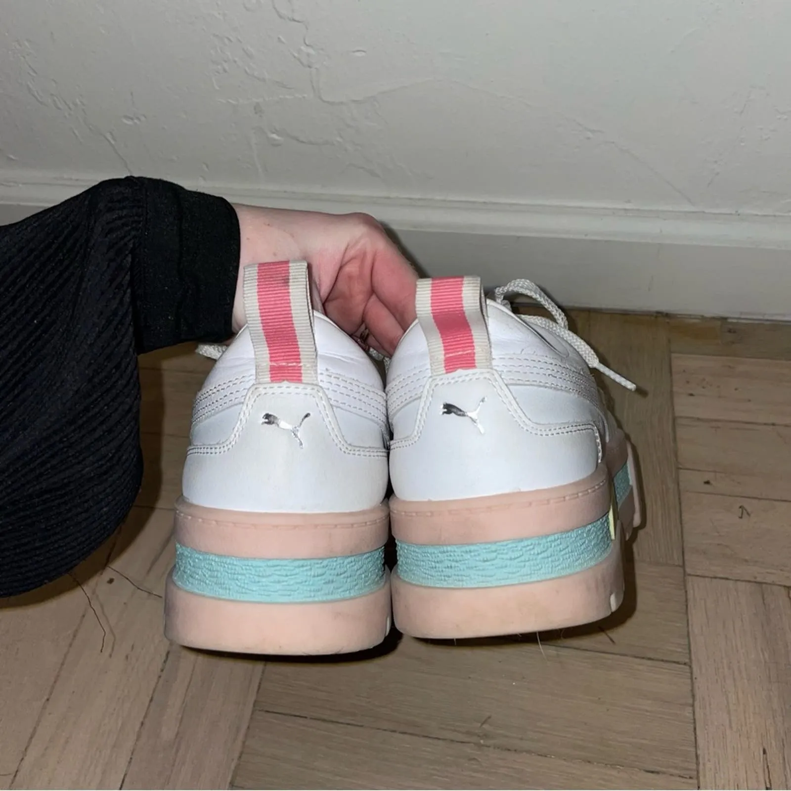 Puma Mayze Pop Bright Heights Chunky Platform Sneakers (W10)