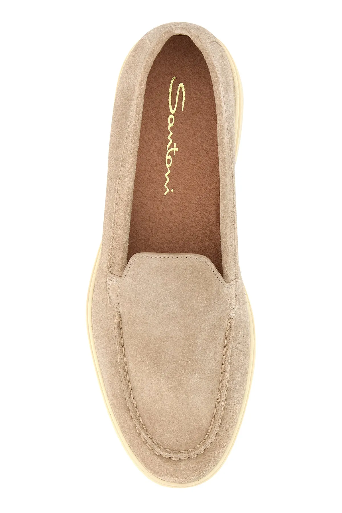 Sand suede Yalta loafers