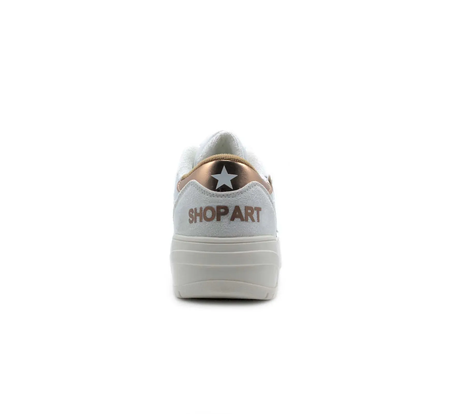 Shop Art donna scarpa Chunky Pam SASS240739 OFF WHITE/ CREMA/ BRONZO