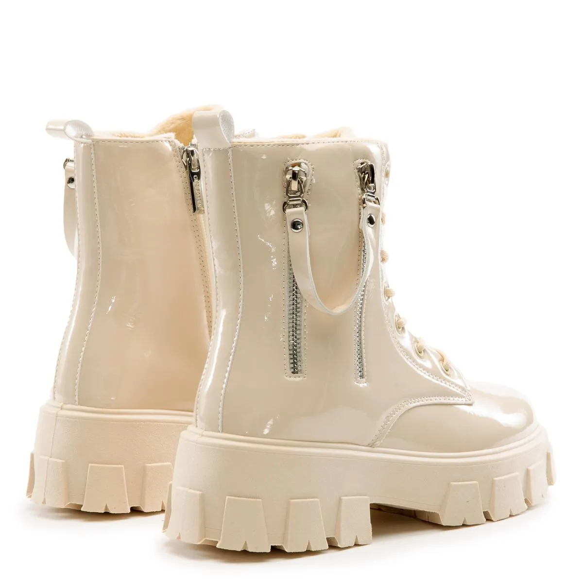Trenton Lace-Up Combat Booties